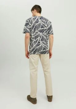 JACK&JONES Premium All-Over-Print- T-Shirt Print - Navy Blazer -Jack & Jones e16334086f1a457a99adddb771a9b24d