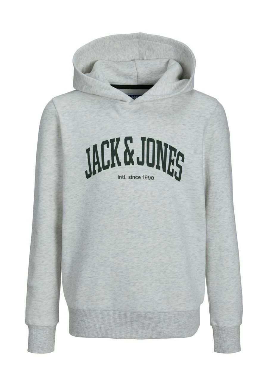 Jack & Jones Junior Hoodie - White Melange 7 Jack & Jones Junior Hoodie - White Melange - Afbeelding 7