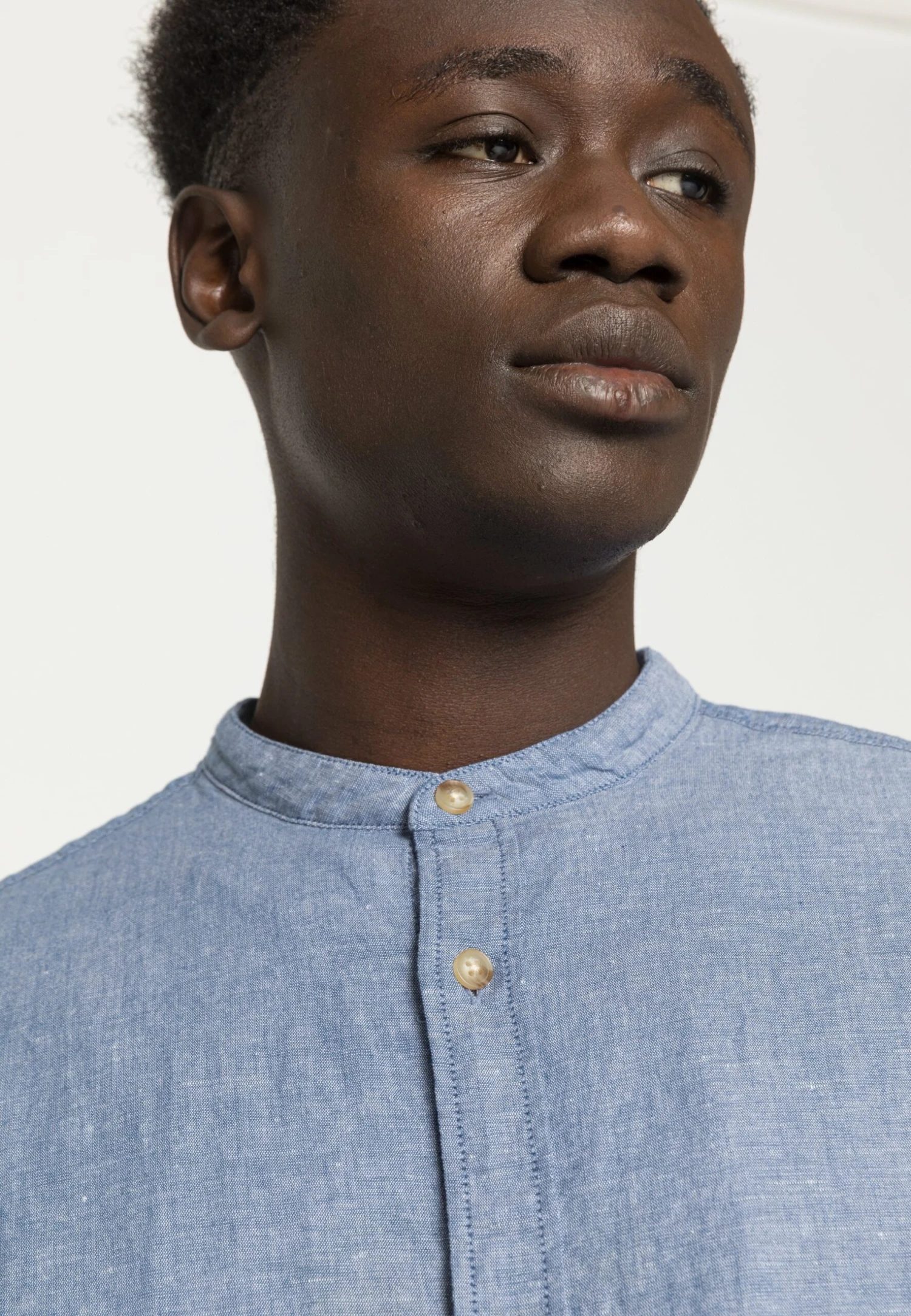 JACK&JONES Premium Jjesummer Band - Overhemd - Faded Denim 5 JACK&JONES Premium Jjesummer Band - Overhemd - Faded Denim - Afbeelding 5