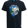 Jack & Jones Matterhorn Kurarm - T-Shirt Print - Dunkelblau