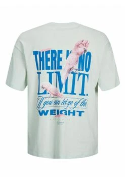 Jack & Jones Crew Neck - T-Shirt Print - Pale Blue 9 Jack & Jones Crew Neck - T-Shirt Print - Pale Blue -Jack & Jones e30136bbb4e8466d9f0a485c2d67a8c6