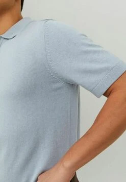 JACK&JONES Premium Kurzärmeliges - Poloshirt - Niagara Mist -Jack & Jones e47165c624f64ccabb29598fd486a312