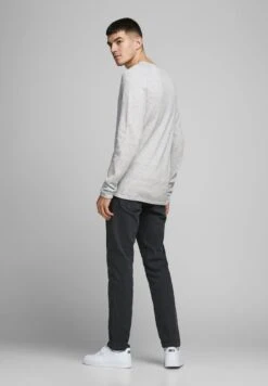 Jack & Jones JjehillCrew Neck Noos - Trui - Light Grey Melange -Jack & Jones e4cc3878a3a94562b21db5416558fb24