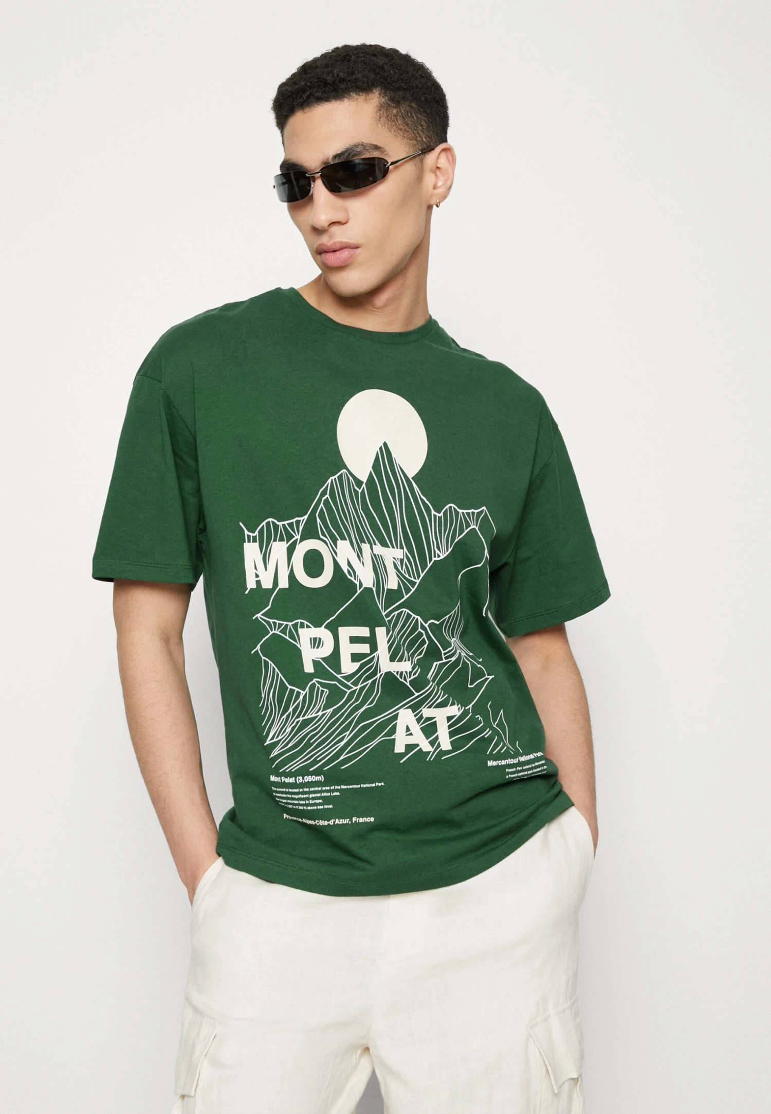 Jack & Jones Jormontpelat Tee Crew Neck - T-Shirt Print - Dark Green 4 Jack & Jones Jormontpelat Tee Crew Neck - T-Shirt Print - Dark Green - Afbeelding 4