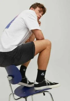 Jack & Jones Rick Icon- Jeansshort - Black Denim -Jack & Jones e5aeeac47b9c4d579122e108a0b250b3