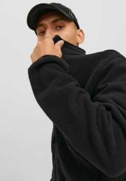 Jack & Jones Klassische - Fleecejas - Black -Jack & Jones e7c9a2e6ede74f48b10bca9f8bc38f44
