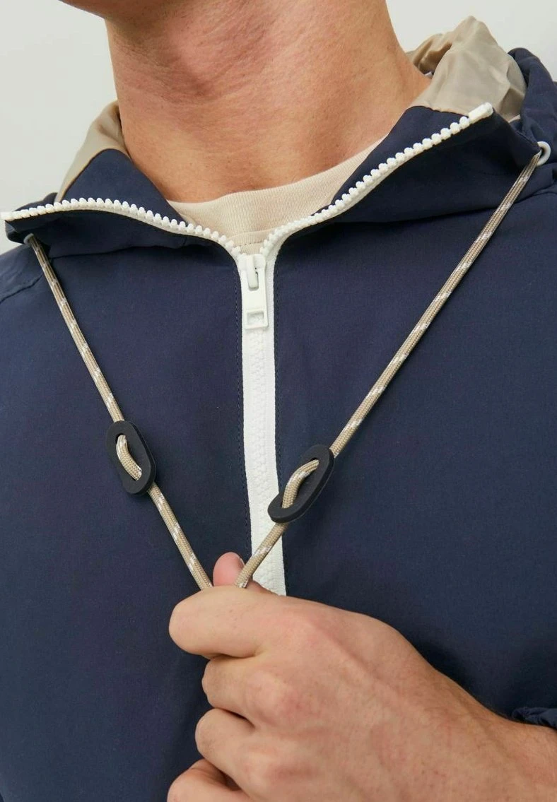 Jack & Jones Anorak Klassischer - Windjack - Navy Blazer 4 Jack & Jones Anorak Klassischer - Windjack - Navy Blazer - Afbeelding 4