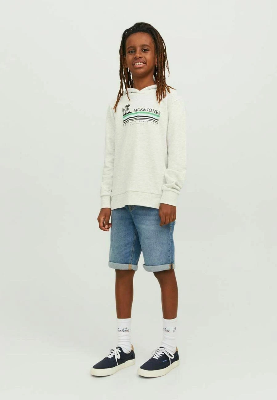 Jack & Jones Junior Sweater - White Melange 1 Jack & Jones Junior Sweater - White Melange