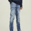 Jack & Jones Junior Glenn Fox Ge- Slim Fit Jeans - Blue Denim