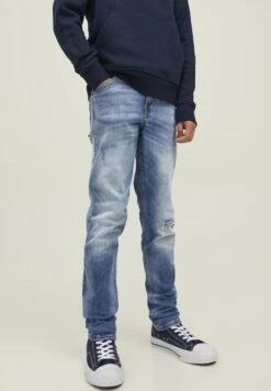 Jack & Jones Junior Glenn Fox Ge- Slim Fit Jeans - Blue Denim