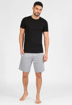Jack & Jones Jacbasic Crew Neck Tee 2 Pack- Hemd - Black