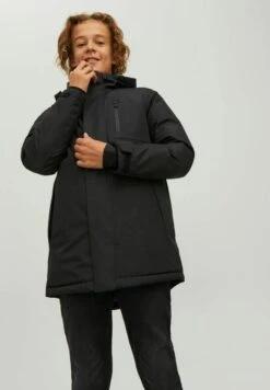 Jack & Jones Junior Junior- Halflange Jas - Black -Jack & Jones ec176c09999a4c5f9440a0767d375c11