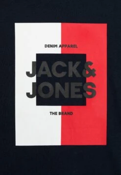 Jack & Jones Junior Jjoscar Tee Crew Neck - T-Shirt Print - Navy Blazer -Jack & Jones ee10dca2ecd34d5aa6ab942827887ea9