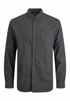 Jack & Jones Button Down Twill - Overhemd - Dark Grey Melange