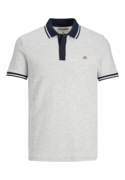 Jack & Jones Plus Size Kurzärmeliges - Poloshirt - White