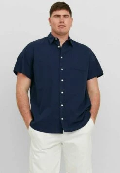 Jack & Jones Kurzarm - Overhemd - Navy Blazer