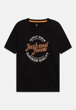 Jack & Jones Junior Jjmikk Tee Crew Neck 5 Pack - T-Shirt Print - White/Mountain View/Black/Navy Blazer/Cinnabar 6 Jack & Jones Junior Jjmikk Tee Crew Neck 5 Pack - T-Shirt Print - White/Mountain View/Black/Navy Blazer/Cinnabar -Jack & Jones ef5160dfe34a4cbd827a0c5b14829198