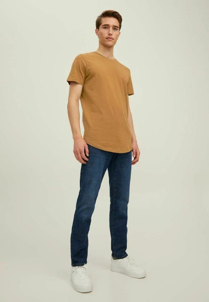Jack & Jones Jjenoa Ss Crew Neck Noos - T-Shirt Basic - Rubber 2 Jack & Jones Jjenoa Ss Crew Neck Noos - T-Shirt Basic - Rubber - Afbeelding 2