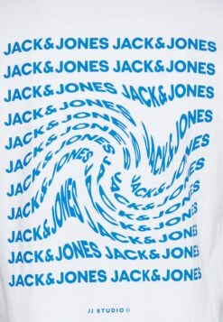 Jack & Jones Jjtwirl Tee Crew Neck - T-Shirt Print - White -Jack & Jones f155f72ae5cf44708f5f11fa4d725202