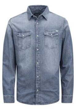 Jack & Jones Junior Jewestern Sheridan - Overhemd - Medium Blue Denim -Jack & Jones f1cd610e41b947e8a8556276713b8cfd
