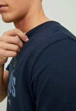 JACK&JONES Premium T-Shirt Print - Navy Blazer -Jack & Jones f31823428c9e41eba9f1360ad993343e