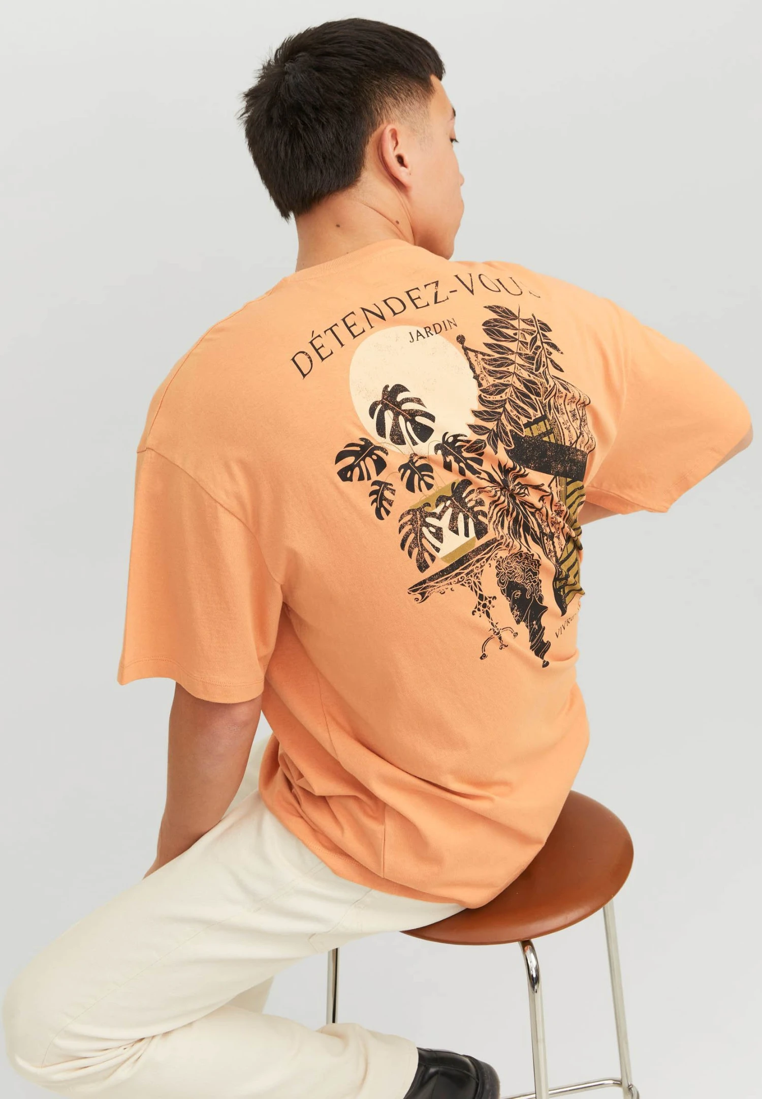 Jack & Jones Jorart Tee Crew Neck - T-Shirt Print - Copper Tan 6 Jack & Jones Jorart Tee Crew Neck - T-Shirt Print - Copper Tan - Afbeelding 6