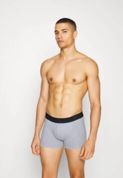 Jack & Jones Jacandrew Trunks 3 Pack - Onderbroeken - Asphalt/Navy -Jack & Jones f444040ee8c84229a6382927a6e08885