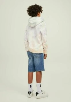 Jack & Jones Junior Hoodie - White -Jack & Jones f44db07e5a2e4aeb9ac5e831bdbb13a1