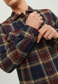 Jack & Jones Jjeeddie Ls Noos - Overhemd - Port Royale -Jack & Jones f5f3753f596a463b97987f3cf6ed5696