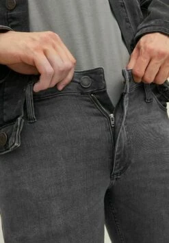 Jack & Jones Liam Evan - Jeans Skinny Fit - Black Denim -Jack & Jones f66a9b530ad5495d962871a6c18fd749
