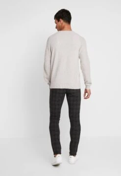 JACK&JONES Premium Jjimarco Jjconnor Check - Chino - Dark Grey -Jack & Jones f6b83cdaa5934442a55e02c8cfdbd451