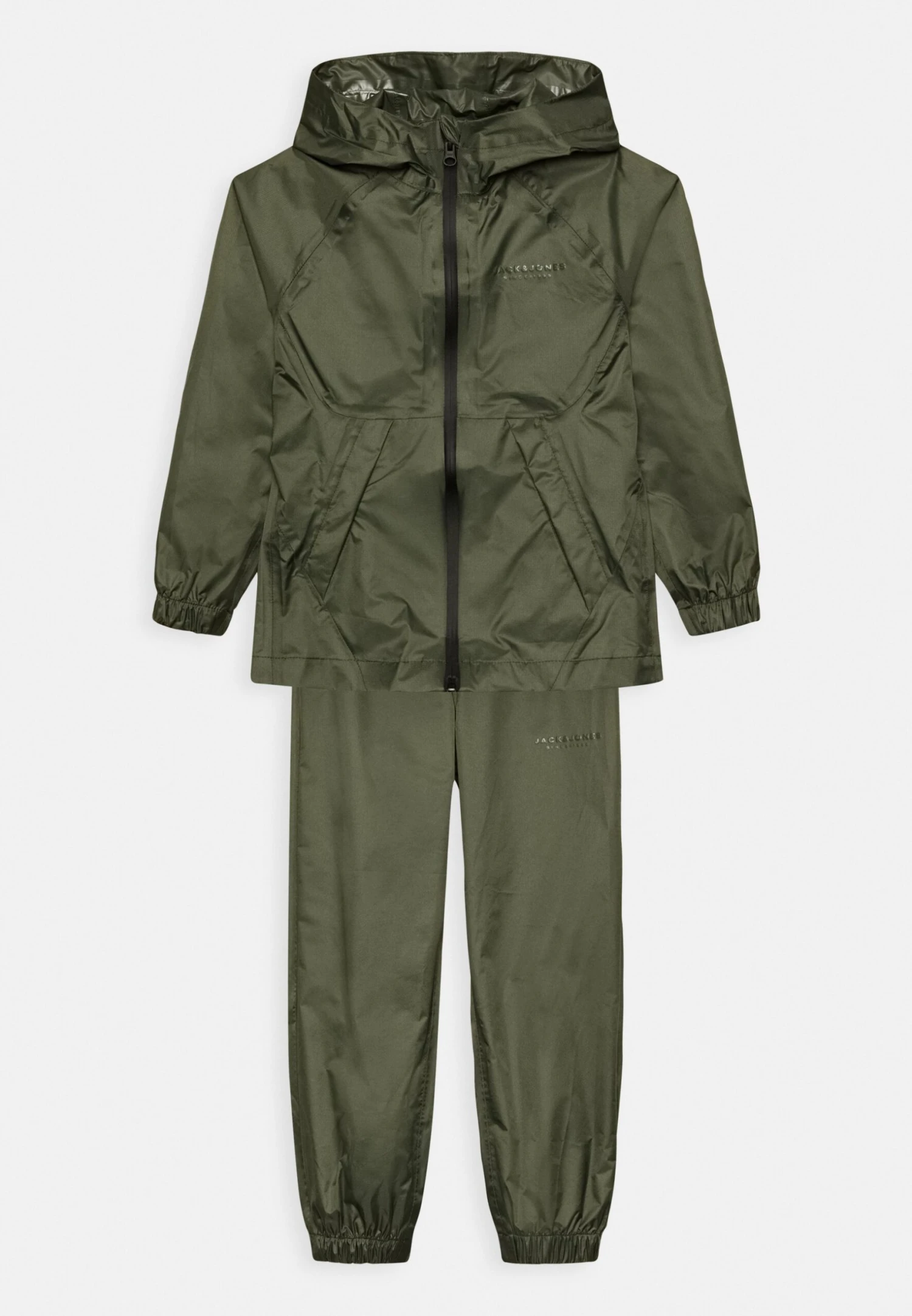 Jack & Jones Junior Jorsolar Rain Suit- Regenjas - Thyme 1 Jack & Jones Junior Jorsolar Rain Suit- Regenjas - Thyme