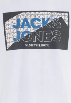 Jack & Jones Jcologan Crew Neck - T-Shirt Print - White 10 Jack & Jones Jcologan Crew Neck - T-Shirt Print - White -Jack & Jones f80ec738bf8d406f936e347670b604e8