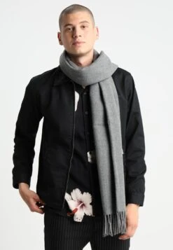 Jack & Jones Jacsolid Scarf - Sjaal - Grey Melange