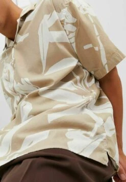 JACK&JONES Premium Jprblatropic Resort Relax Fit - Overhemd - White Pepper -Jack & Jones f9578be28f6847c9bab9f3afd0a04784