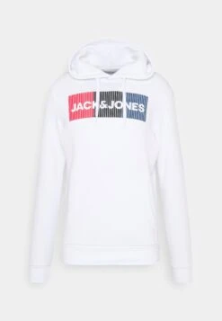 Jack & Jones Ecorp Logo Noos - Hoodie - White -Jack & Jones faf83874983e453cbe1c8dc1b841e5ff