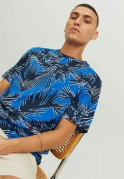 Jack & Jones T-Shirt Print - Nautical Blue -Jack & Jones fe10db50a7aa4ce9b00e11d8140f3acb
